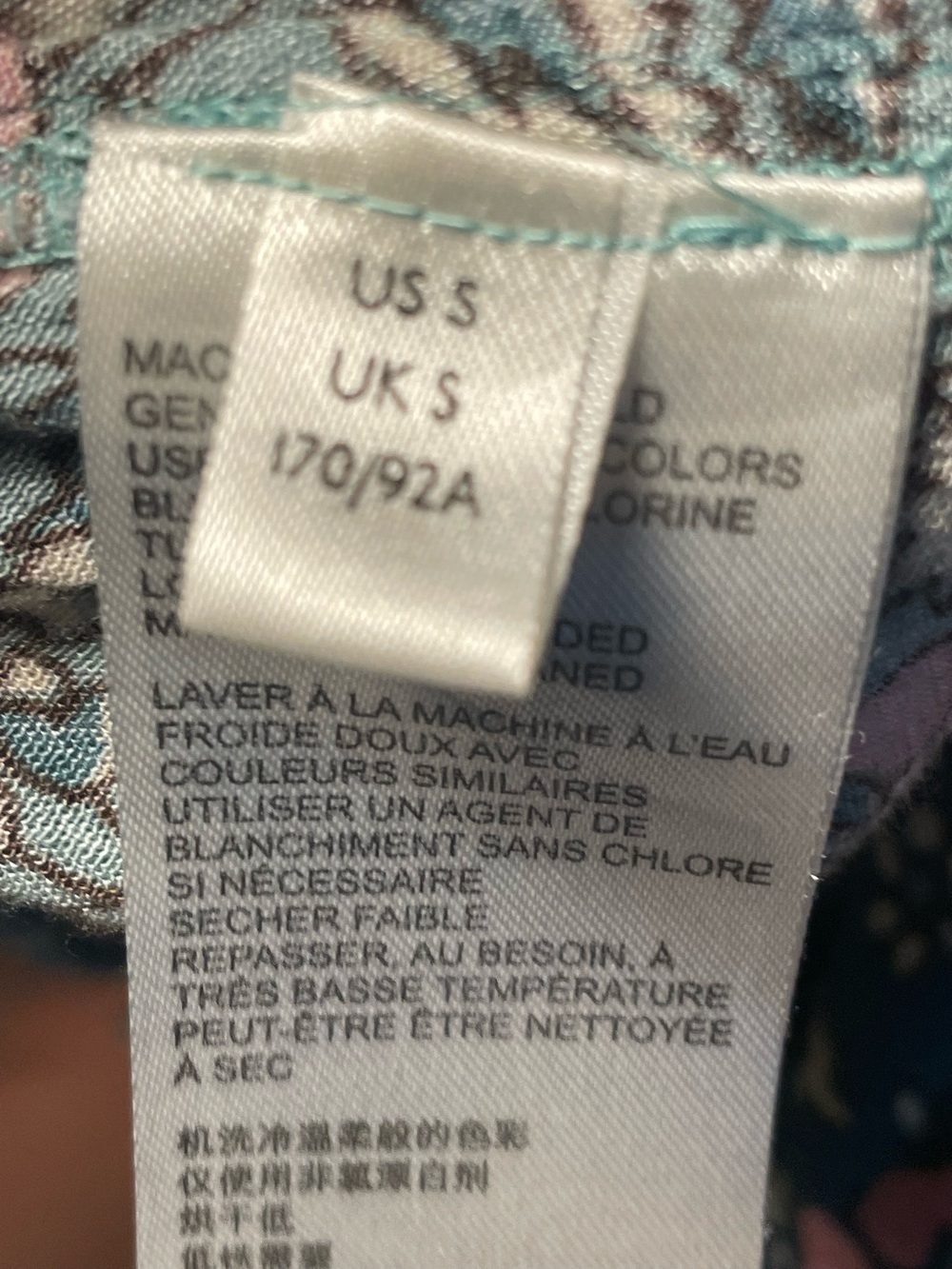Wide-Leg Floral Print Lounge Pants - Blue - Picture 7 of 8